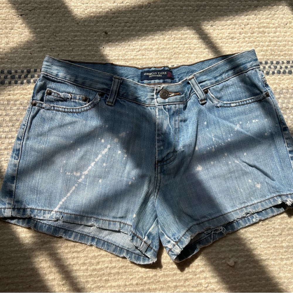 American Eagle Distressed Denim Shorts